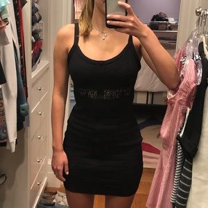 Black cocktail dress; never worn